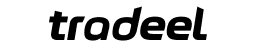 Tradeel brand logo in black representing a modern trading platform